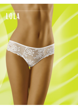 Дантелени бикини в бял цвят Lola