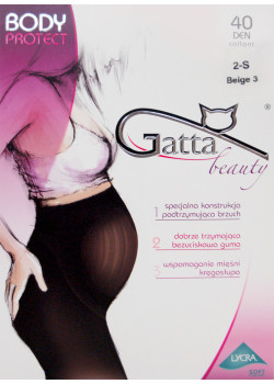 Чорапогащник за бременни в златисто Body Protect Golden 40 DEN