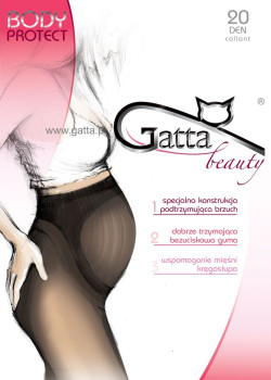 Чорапогащник за бременни в златисто Body Protect Golden 20 DEN