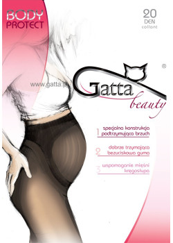 Чорапогащник за бременни в бежово Body Protect Beige 20 DEN