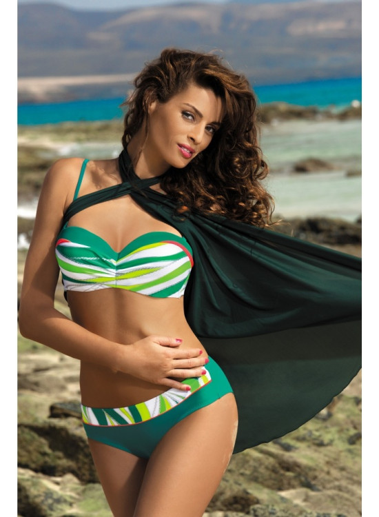 Бански костюм от две части в зелено Carlotta M-327-74-Бански две части-LadyStyle.bg