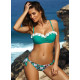 Бански костюм от две части в зелено Claudia M-452-9-Бански две части-LadyStyle.bg