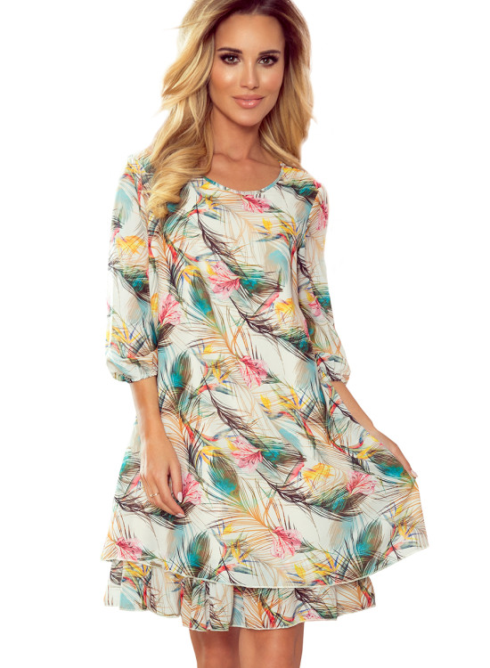 Миди рокля от шифон 303-1