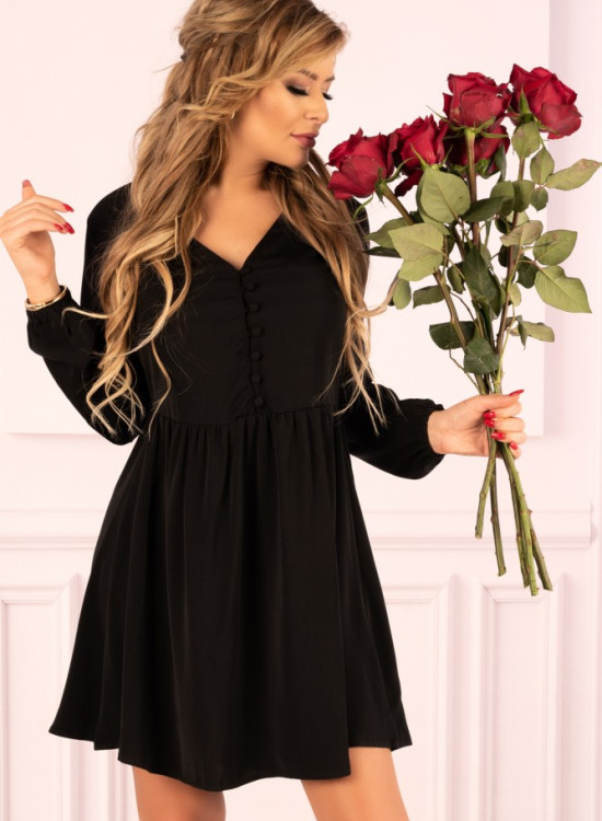 Мини рокля в черно Mayonati 