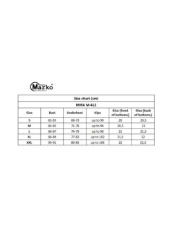 Бански костюм от две части в синьо Mira M-412-1