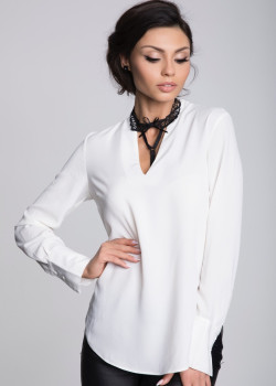 Модерни презрамки Collier в черен цвят