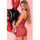 Секси мрежеста нощница с прашки Sensual Секси мрежеста нощница с прашки Sensual