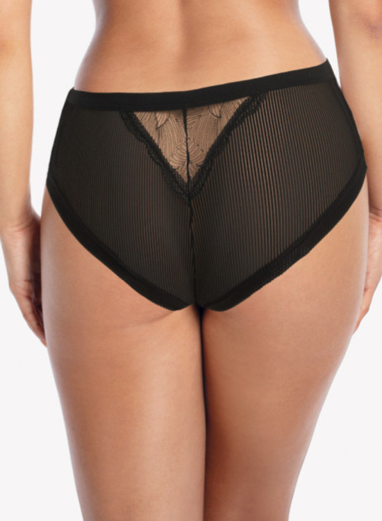 Микрофибърни бразилиани в черен цвят URSULA 1059