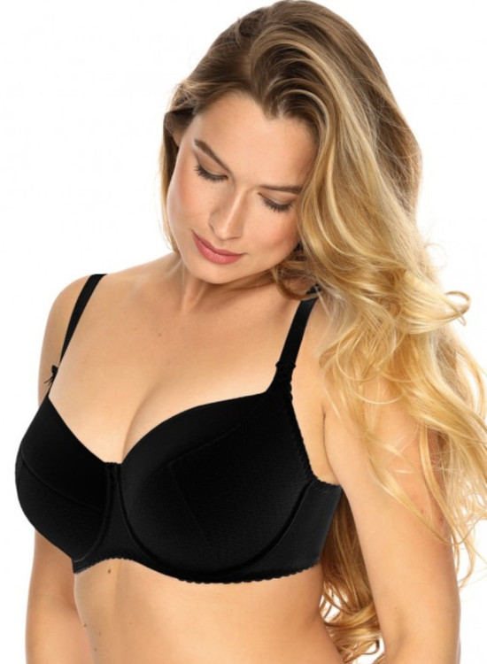 Черен сутиен с подплатени чашки Kate