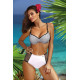 Бански костюм от две части в бяло Martha M-477-2-Бански две части-LadyStyle.bg