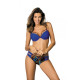 Бански костюм от две части в синьо Samantha M-407-4-Бански две части-LadyStyle.bg