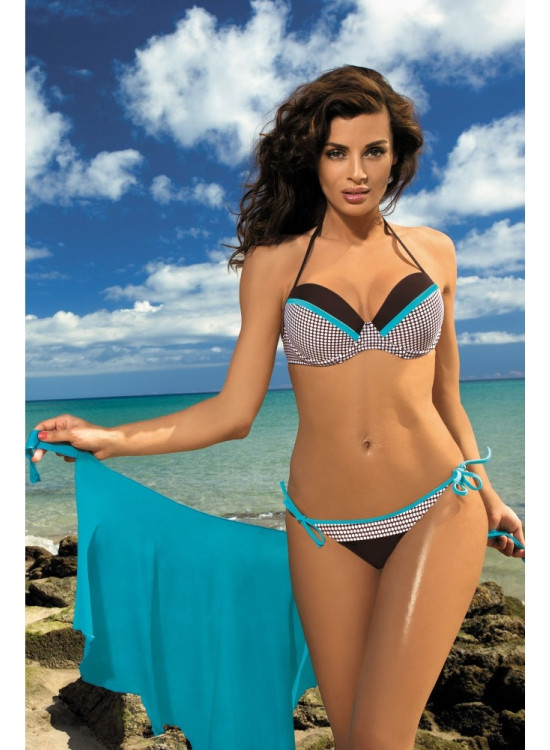 Бански костюм от две части в кафяво Wendy M-293-71-Бански две части-LadyStyle.bg