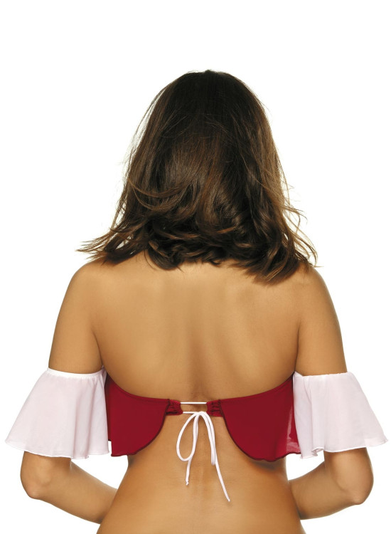 Плажен топ в цвят бордо Grace M-488-3-Плажни туники-LadyStyle.bg Плажен топ в цвят бордо Grace M-488-3-Плажни туники-LadyStyle.bg
