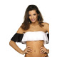 Плажен топ в бяло Grace M-488-6-Плажни туники-LadyStyle.bg