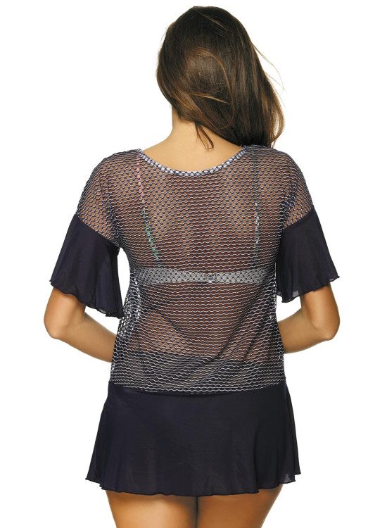 Плажна туника в тъмносиньо Claire M-460-4-Плажни туники-LadyStyle.bg Плажна туника в тъмносиньо Claire M-460-4-Плажни туники-LadyStyle.bg