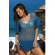 Плажна туника в синьо Claire M-460-3-Плажни туники-LadyStyle.bg Плажна туника в синьо Claire M-460-3-Плажни туники-LadyStyle.bg