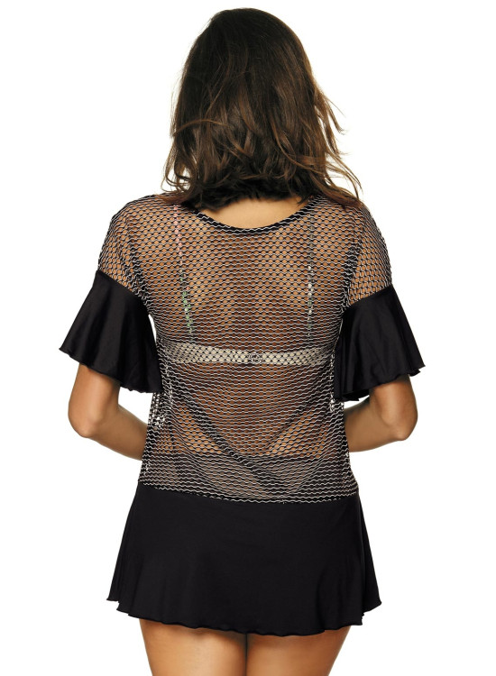 Плажна туника в черно Claire M-460-5-Плажни туники-LadyStyle.bg Плажна туника в черно Claire M-460-5-Плажни туники-LadyStyle.bg