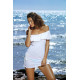 Плажна туника в бяло Juliet M-461-1-Плажни туники-LadyStyle.bg Плажна туника в бяло Juliet M-461-1-Плажни туники-LadyStyle.bg