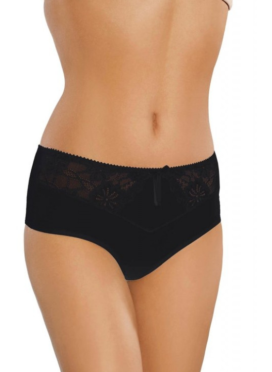 Памучни бикини с дантела в черно Ramona 160-Бикини-LadyStyle.bg Памучни бикини с дантела в черно Ramona 160-Бикини-LadyStyle.bg