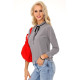 Дамска блуза в сив цвят Semele-Блузи / Топове-LadyStyle.bg Дамска блуза в сив цвят Semele-Блузи / Топове-LadyStyle.bg