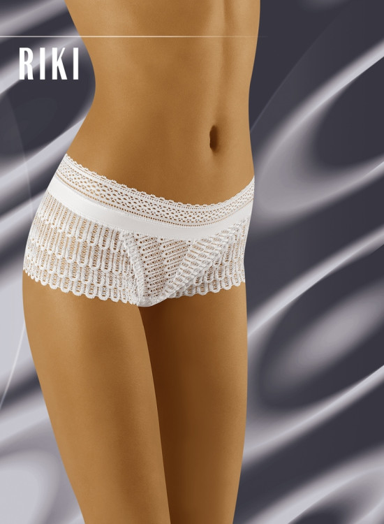 Дамски бели боксерки Riki-Боксерки-LadyStyle.bg
