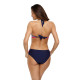 Цял бански костюм в тъмносиньо и фуксия Florence M-507-1-Цели бански-LadyStyle.bg