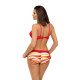 Бански костюм в червен цвят Angelina M-544-4-Бански две части-LadyStyle.bg Бански костюм в червен цвят Angelina M-544-4-Бански две части-LadyStyle.bg