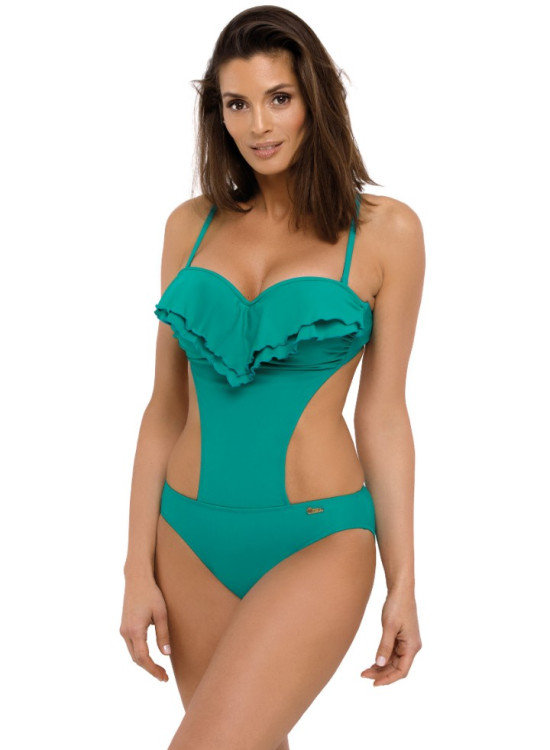 Цял бански костюм в смарагдово зелен цвят Belinda M-548-6-Цели бански-LadyStyle.bg Цял бански костюм в смарагдово зелен цвят Belinda M-548-6-Цели бански-LadyStyle.bg