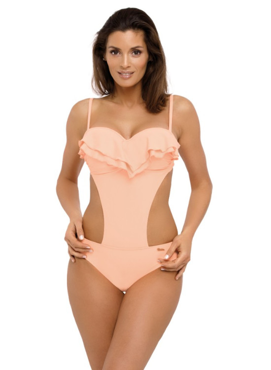 Цял бански костюм в цвят праскова Belinda M-548-14-Цели бански-LadyStyle.bg Цял бански костюм в цвят праскова Belinda M-548-14-Цели бански-LadyStyle.bg