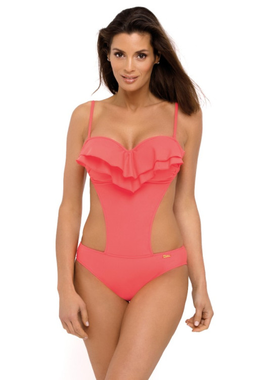 Цял бански костюм в цвят нектарина Belinda M-548-1-Цели бански-LadyStyle.bg Цял бански костюм в цвят нектарина Belinda M-548-1-Цели бански-LadyStyle.bg