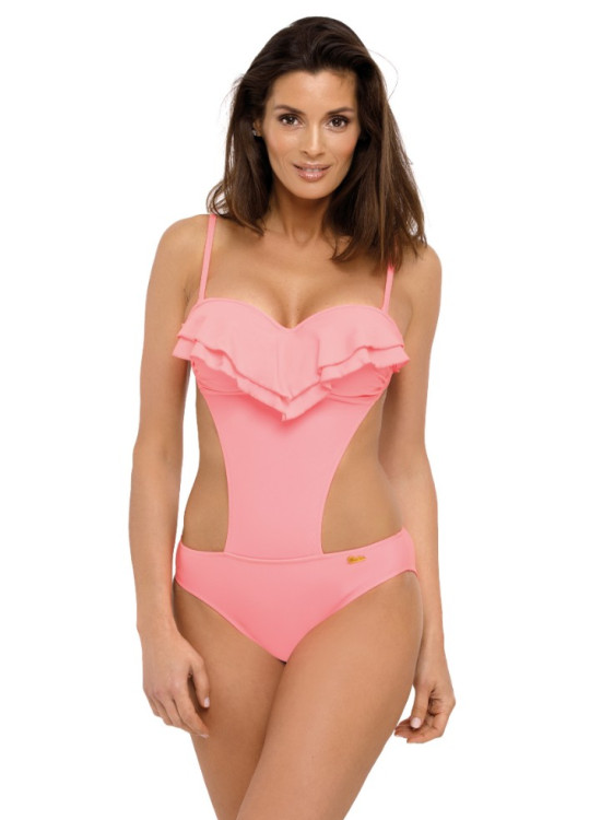 Цял бански костюм в пастелно розов цвят Belinda M-548-13-Цели бански-LadyStyle.bg Цял бански костюм в пастелно розов цвят Belinda M-548-13-Цели бански-LadyStyle.bg
