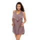 Плажна туника в цвят мока Erin M-515-7-Плажни туники-LadyStyle.bg