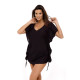 Плажна туника в черен цвят Kaya M-516-10-Плажни туники-LadyStyle.bg Плажна туника в черен цвят Kaya M-516-10-Плажни туники-LadyStyle.bg