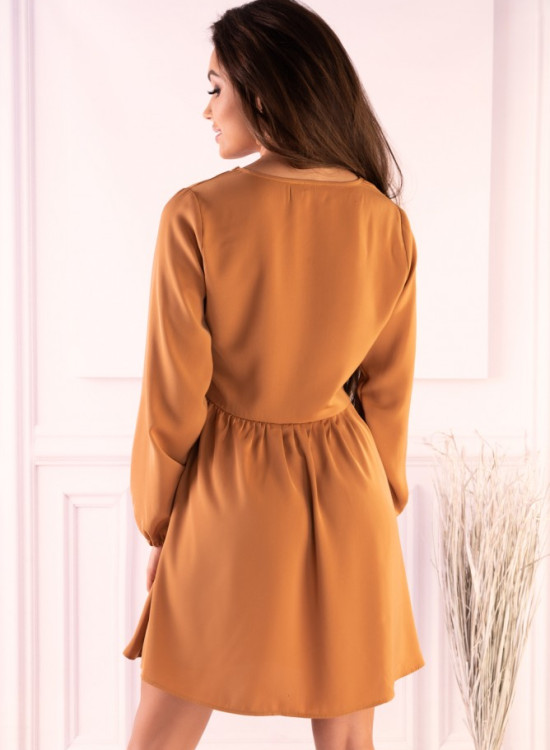 Мини рокля в жълто Mayonati-Къси рокли-LadyStyle.bg Мини рокля в жълто Mayonati-Къси рокли-LadyStyle.bg