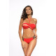 Червен бански от две части Ofelia M-559-4-Бански две части-LadyStyle.bg
