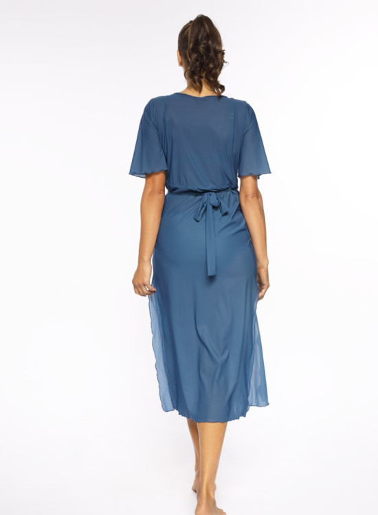 Дълга плажна туника в тъмносин цвят Hilda M-568-5-Плажни туники-LadyStyle.bg Дълга плажна туника в тъмносин цвят Hilda M-568-5-Плажни туники-LadyStyle.bg
