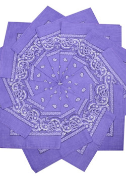 Кърпа за глава бандана Bandana в лилав цвят