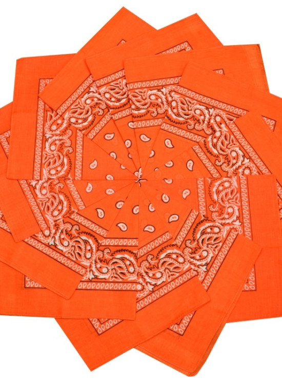 Кърпа за глава бандана Bandana в оранжево-Бандани-LadyStyle.bg Кърпа за глава бандана Bandana в оранжево-Бандани-LadyStyle.bg