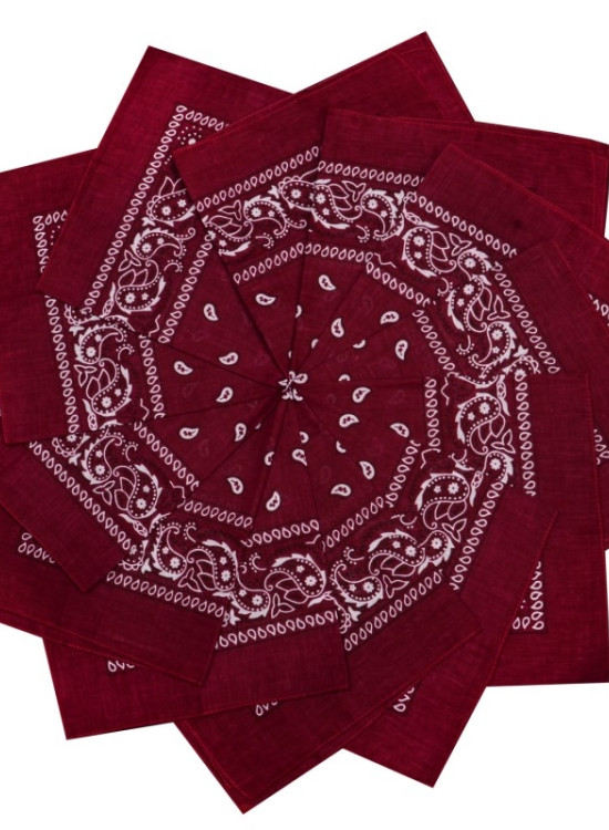Кърпа за глава бандана Bandana в тъмночервено-Бандани-LadyStyle.bg Кърпа за глава бандана Bandana в тъмночервено-Бандани-LadyStyle.bg