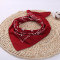 Кърпа за глава бандана Bandana в тъмночервено