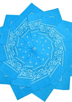 Кърпа за глава бандана Bandana в цвят тюркоаз