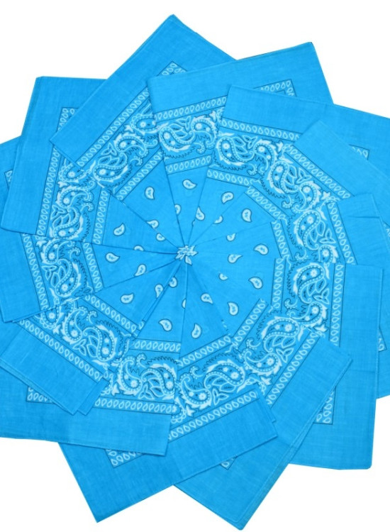 Кърпа за глава бандана Bandana в цвят тюркоаз-Бандани-LadyStyle.bg Кърпа за глава бандана Bandana в цвят тюркоаз-Бандани-LadyStyle.bg