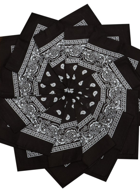 Кърпа за глава бандана Bandana в черно-Бандани-LadyStyle.bg Кърпа за глава бандана Bandana в черно-Бандани-LadyStyle.bg