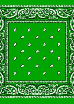 Кърпа за глава бандана Bandana в светлозелено