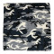 Кърпа за глава бандана Bandana в сив камуфлаж