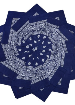Кърпа за глава бандана Bandana в тъмносиньо