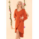 Асиметрична рокля Mallani-Къси рокли-LadyStyle.bg Асиметрична рокля Mallani-Къси рокли-LadyStyle.bg
