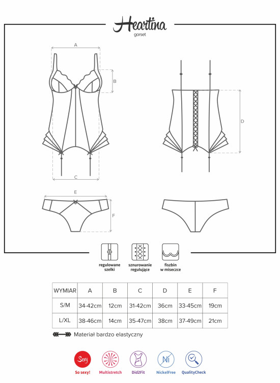 Корсет и бикини в черен цвят Heartina-Корсети-LadyStyle.bg Корсет и бикини в черен цвят Heartina-Корсети-LadyStyle.bg