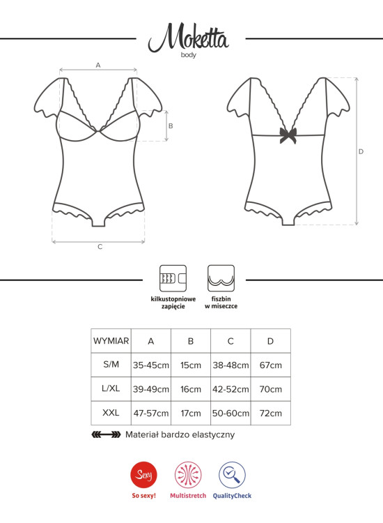 Черно боди с къс ръкав Moketta-Бодита-LadyStyle.bg Черно боди с къс ръкав Moketta-Бодита-LadyStyle.bg