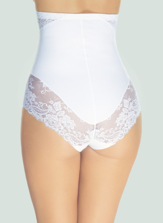 Оформящи бикини с висока талия в бял цвят Figi-Бикини-LadyStyle.bg